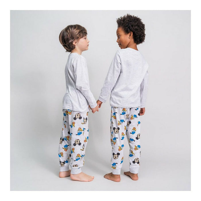 Pijama Infantil Mickey Mouse Gri