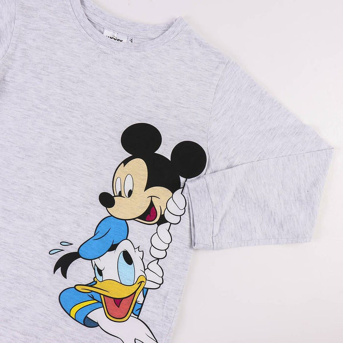 Pijama Infantil Mickey Mouse Gri