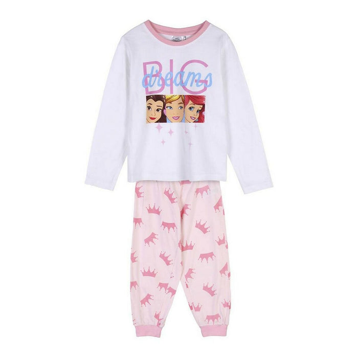 Pijama Infantil Disney Princess Alb
