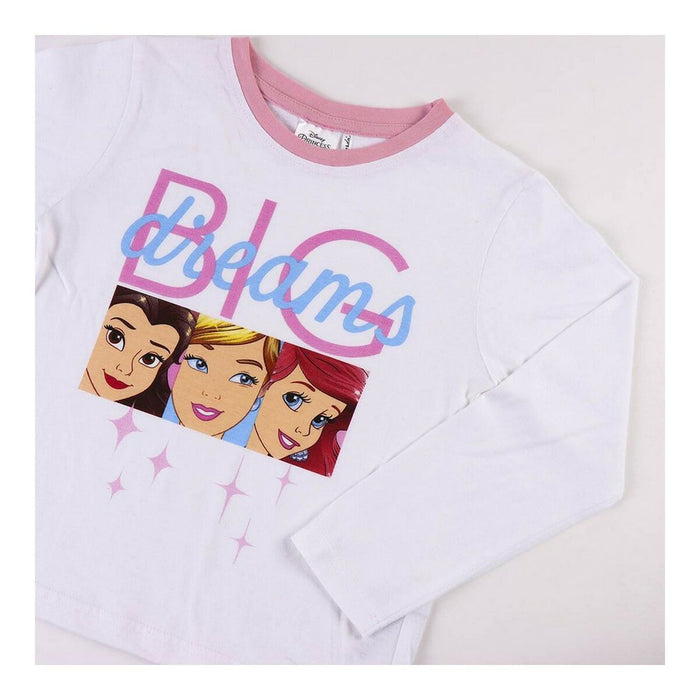 Pijama Infantil Disney Princess Alb