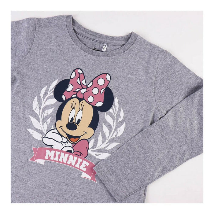 Pijama Infantil Minnie Mouse Gri