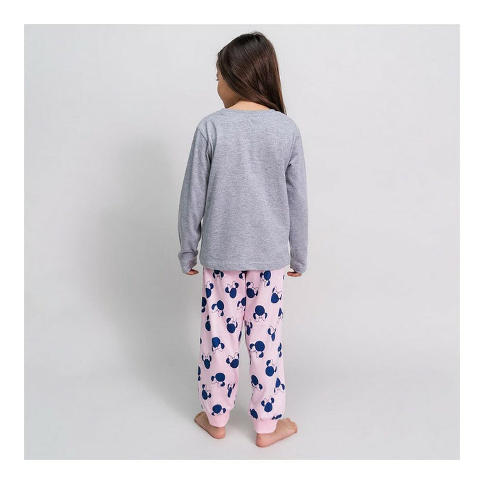 Pijama Infantil Minnie Mouse Gri