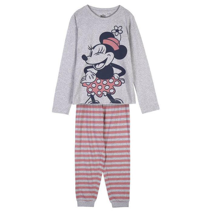 Pijama Infantil Minnie Mouse Gri