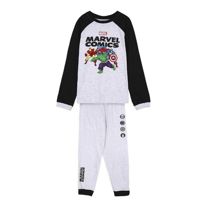 Pijama Infantil Marvel Gri