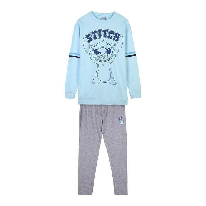 Pijama Stitch Femeie Albastru deschis