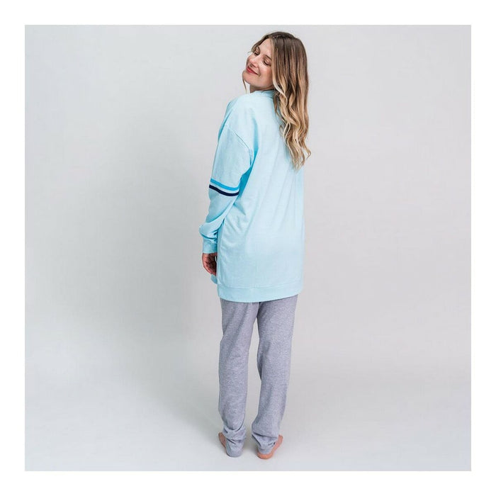 Pijama Stitch Femeie Albastru deschis