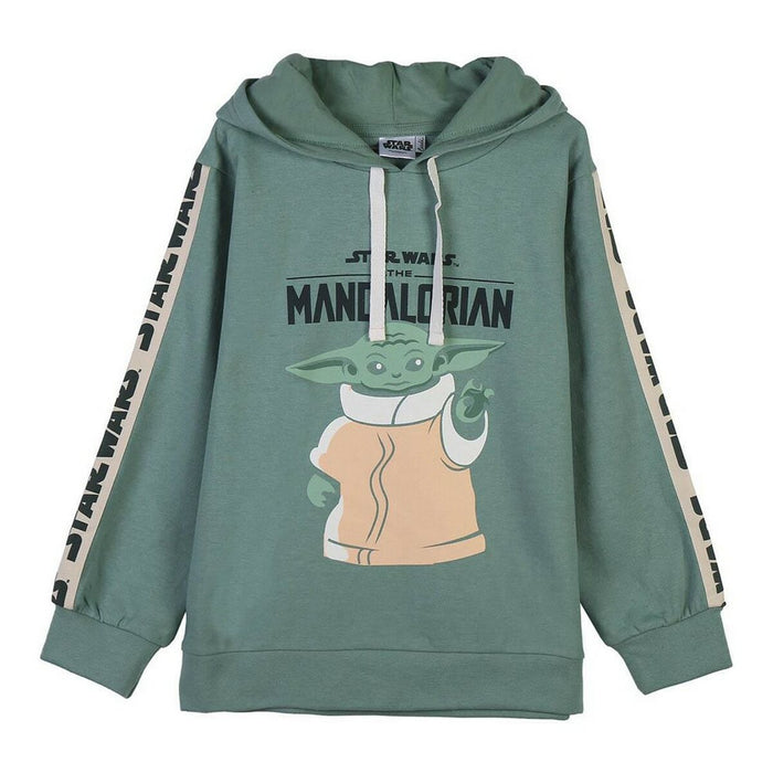 Hanorac cu Glugă Copii The Mandalorian Verde