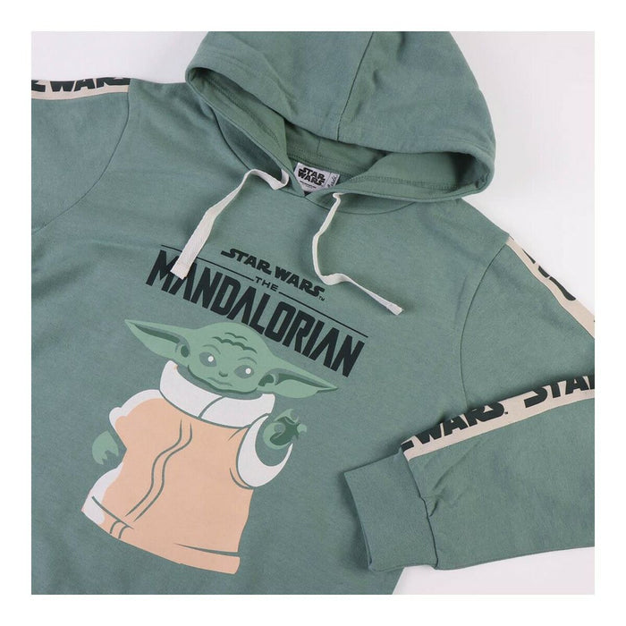 Hanorac cu Glugă Copii The Mandalorian Verde