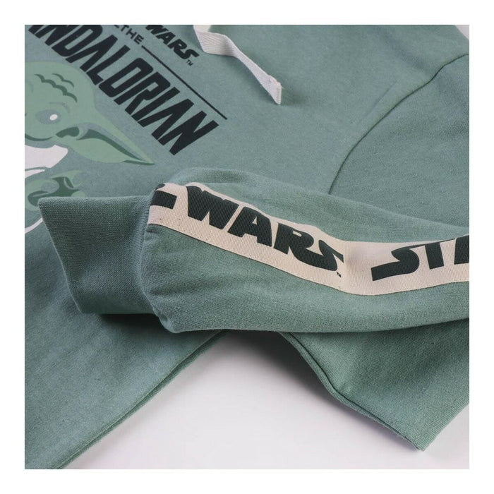 Hanorac cu Glugă Copii The Mandalorian Verde