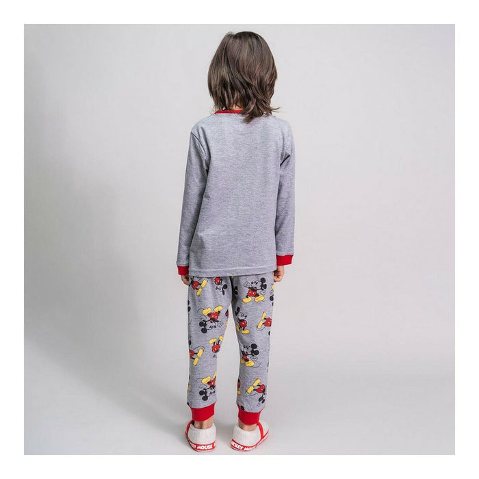 Pijama Infantil Mickey Mouse Gri