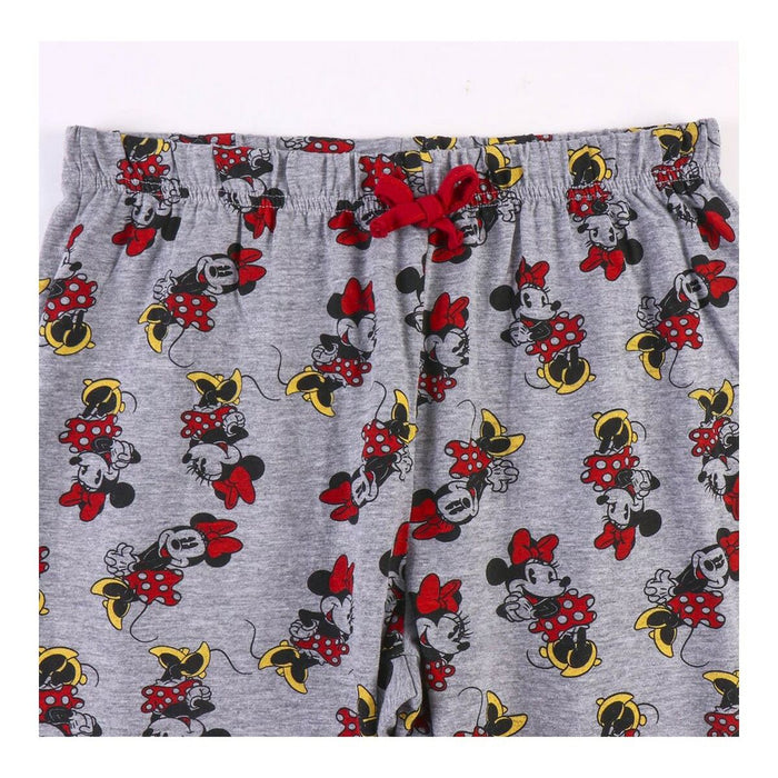 Pijama Minnie Mouse Gri Femeie