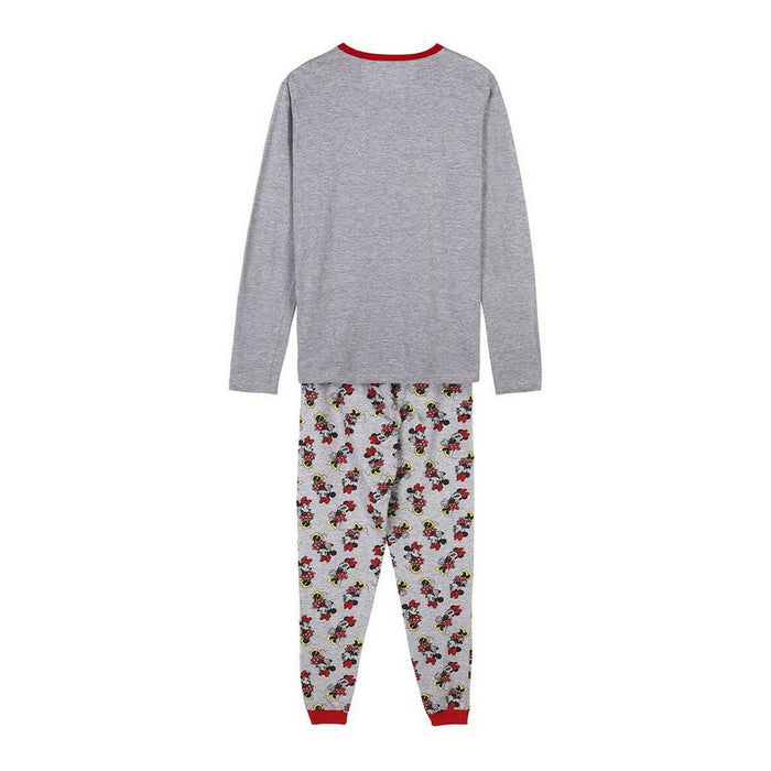 Pijama Minnie Mouse Gri Femeie