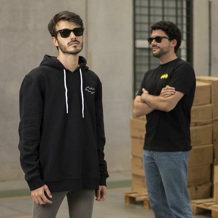 Tricou cu Mânecă Scurtă Bărbați Batman Negru Adulții unisex