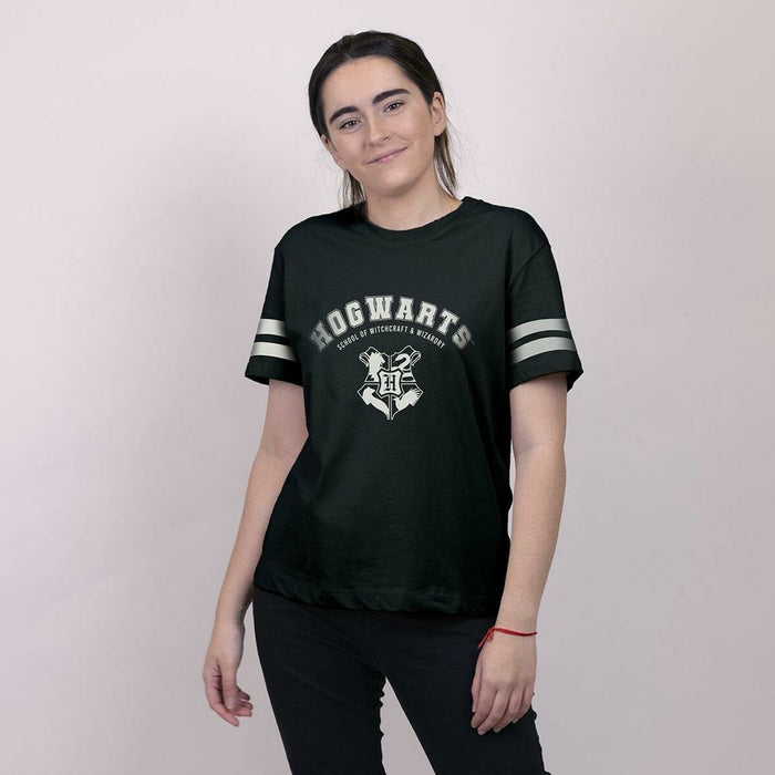 Tricou cu Mânecă Scurtă Femei Harry Potter Albastru închis