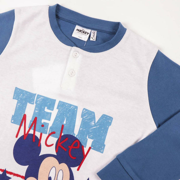 Pijama Infantil Mickey Mouse Albastru închis