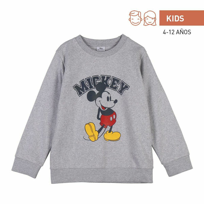 Hanorac fără Glugă Copii Mickey Mouse Gri