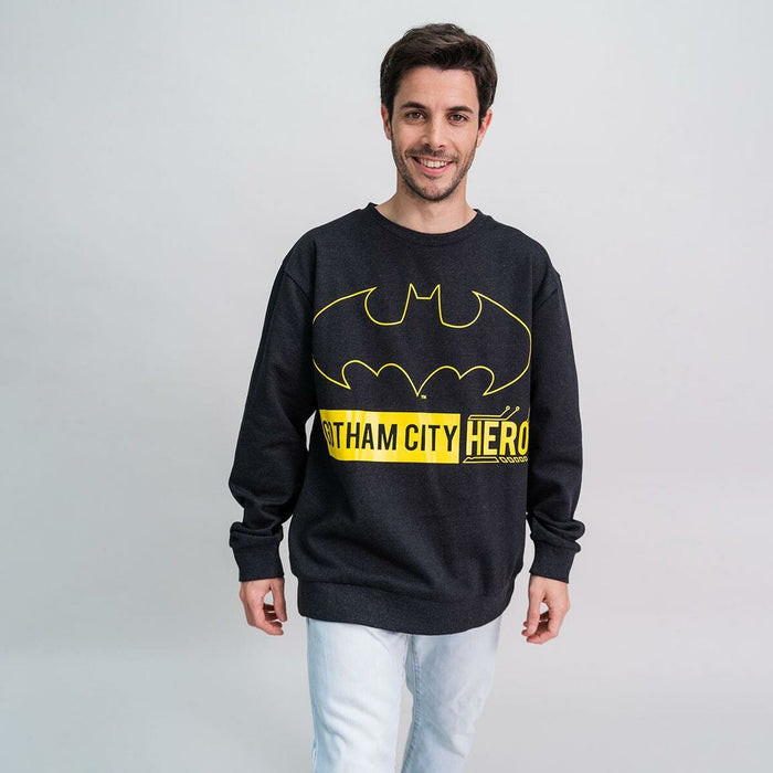Hanorac fără Glugă Unisex Batman Negru
