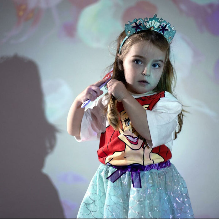 Atpainiojantis šepetys Disney Princess Mov Turquoise Compoziție multiplă