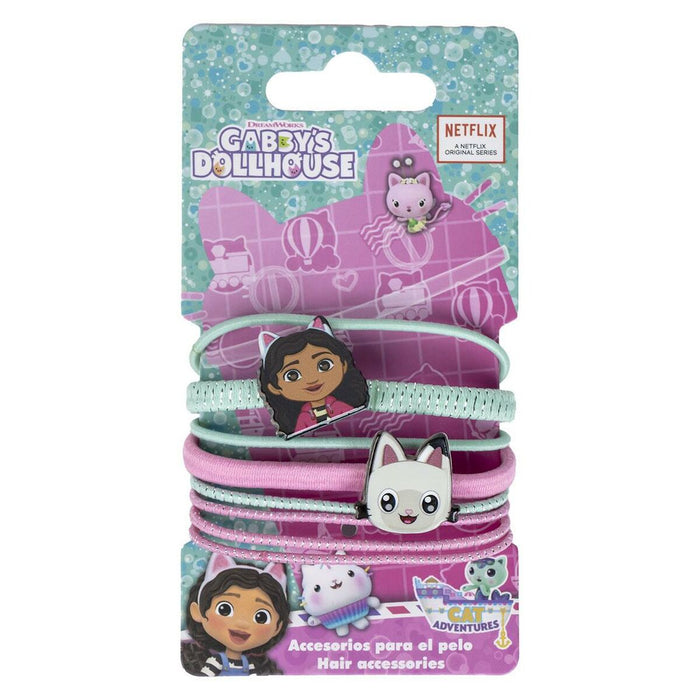 Elastice de Păr Gabby's Dollhouse 8 Piese Roz