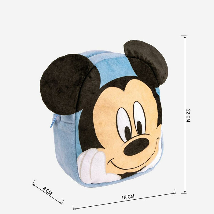 Rucsac pentru Copii Mickey Mouse Albastru deschis 18 x 22 x 8 cm