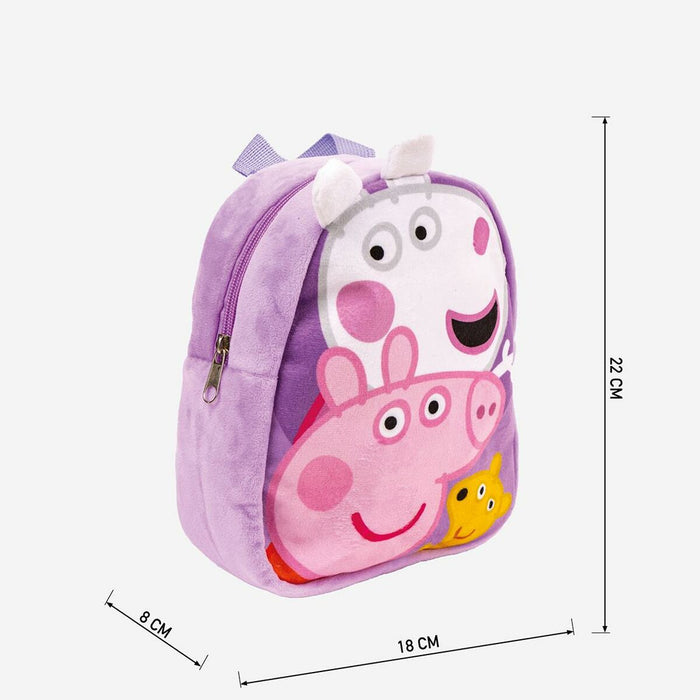 Ghiozdan Peppa Pig Liliachiu 18 x 22 x 8 cm