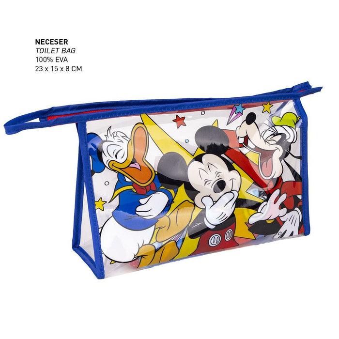 Set de Toaletă pentru Copii de Voiaj Mickey Mouse 4 Piese Albastru