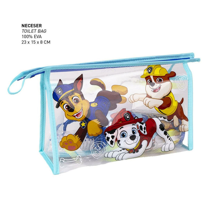 Set de Toaletă pentru Copii de Voiaj The Paw Patrol 4 Piese Albastru deschis
