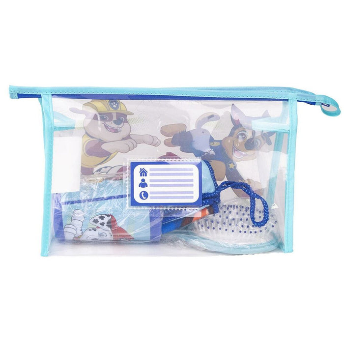 Set de Toaletă pentru Copii de Voiaj The Paw Patrol 4 Piese Albastru deschis