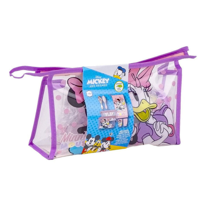 Set de Toaletă pentru Copii de Voiaj Minnie Mouse 4 Piese Roz 23 x 15 x 8 cm