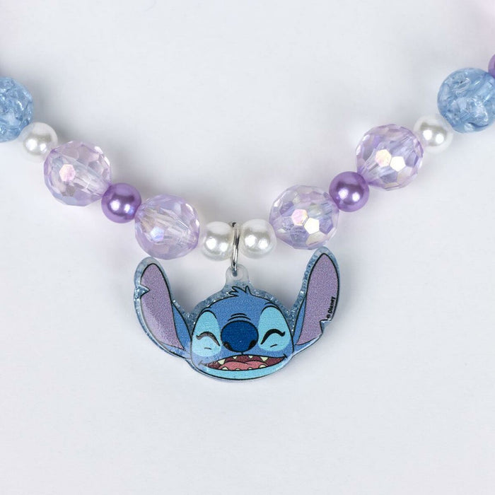 Kit de Bijuterii fantezie Stitch Albastru Mov 3 Piese