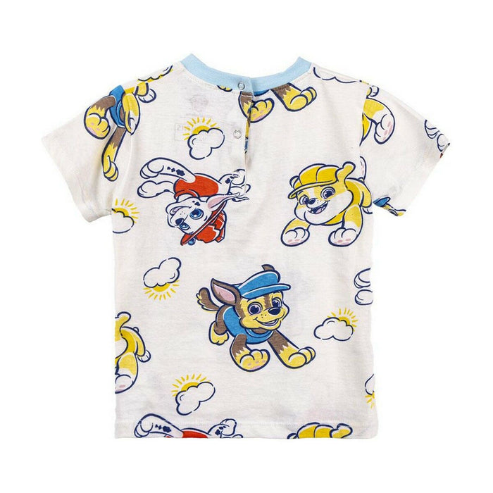 Tricou cu Mânecă Scurtă The Paw Patrol Bej