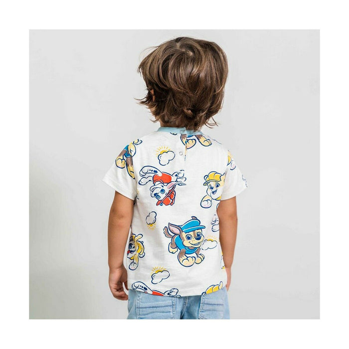 Tricou cu Mânecă Scurtă The Paw Patrol Bej