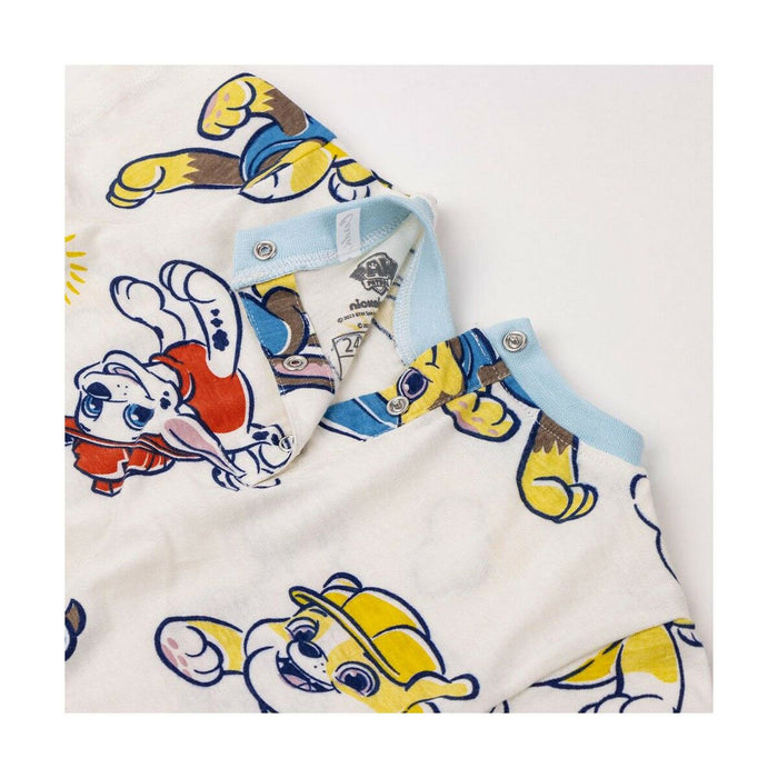 Tricou cu Mânecă Scurtă The Paw Patrol Bej