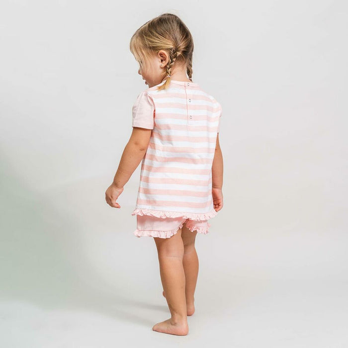 Pijama Infantil Minnie Mouse Roz