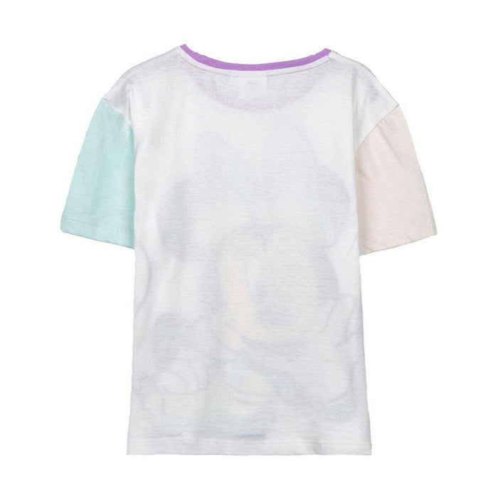 Tricou cu Mânecă Scurtă pentru Copii Minnie Mouse Verde inchis Multicolor