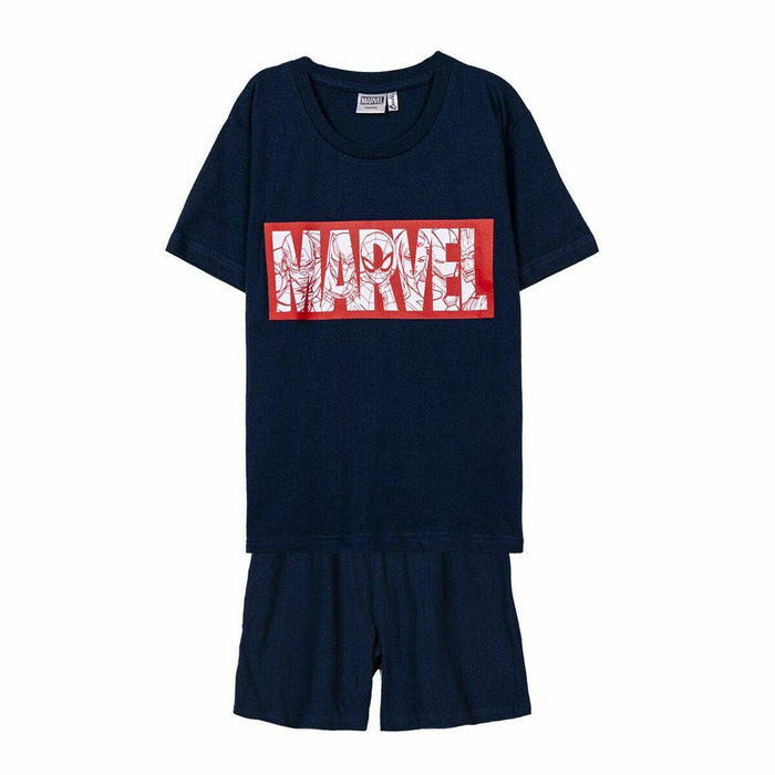 Pijama Infantil Marvel Albastru închis