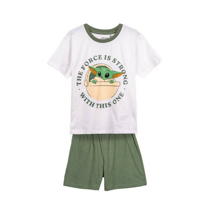Pijama Infantil The Mandalorian Alb