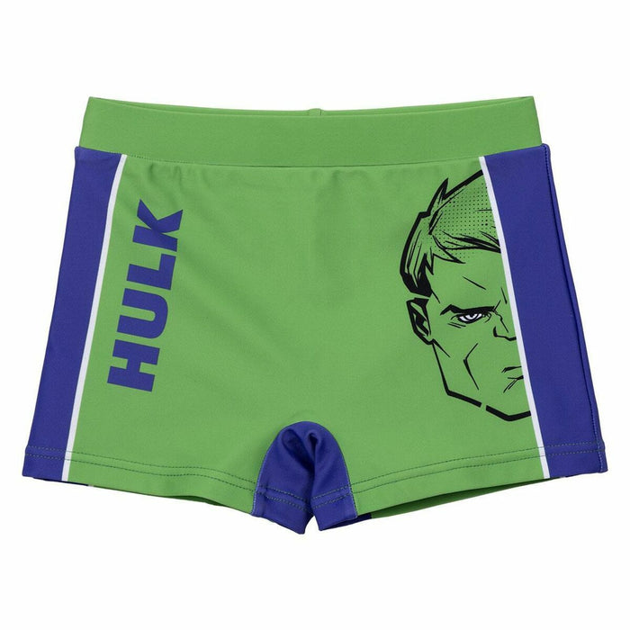 Costumul de Baie Boxer Pentru Copii The Avengers Verde