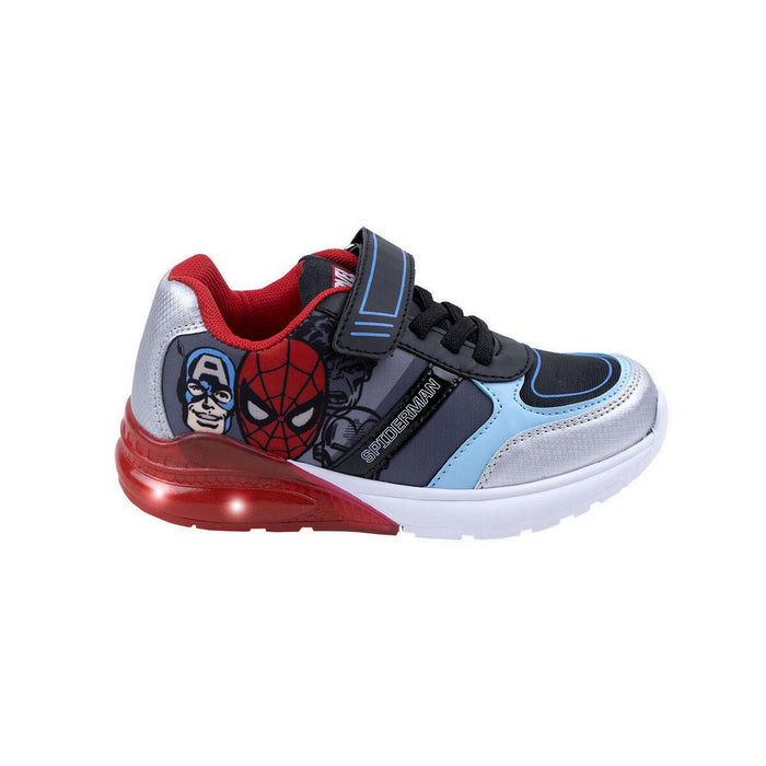 Adidași cu LED The Avengers Albastru Roșu