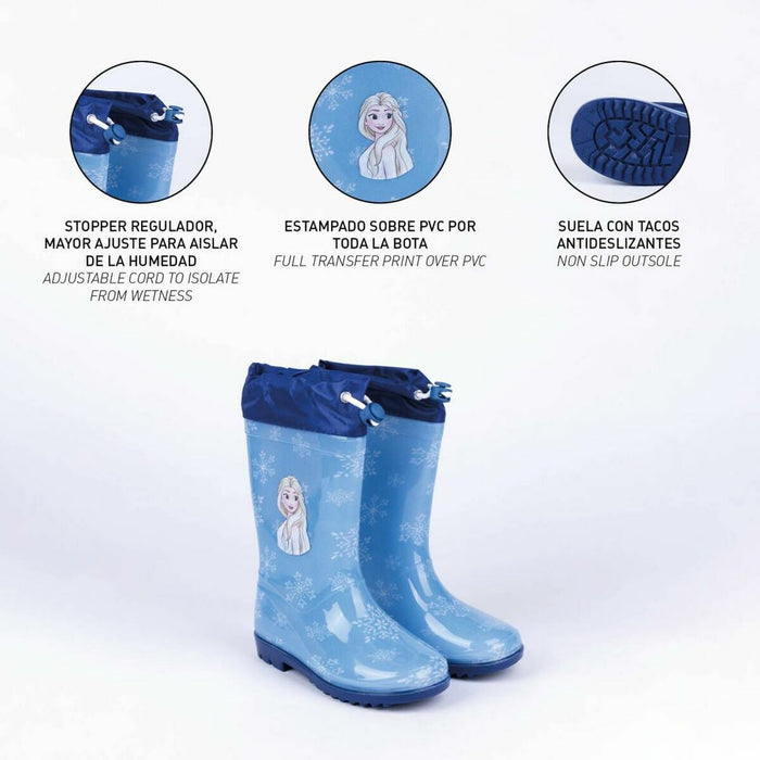Cizme de Cauciuc pentru Copii Frozen Albastru