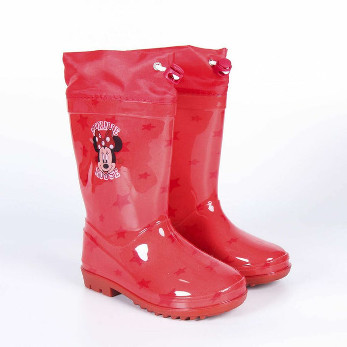 Cizme de Cauciuc pentru Copii Minnie Mouse Roșu