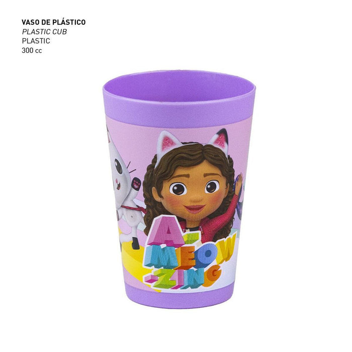 Set de Toaletă pentru Copii de Voiaj Gabby's Dollhouse 4 Piese Roz