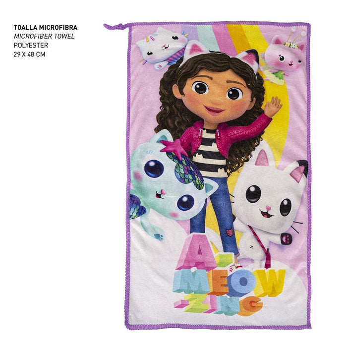 Set de Toaletă pentru Copii de Voiaj Gabby's Dollhouse 4 Piese Roz