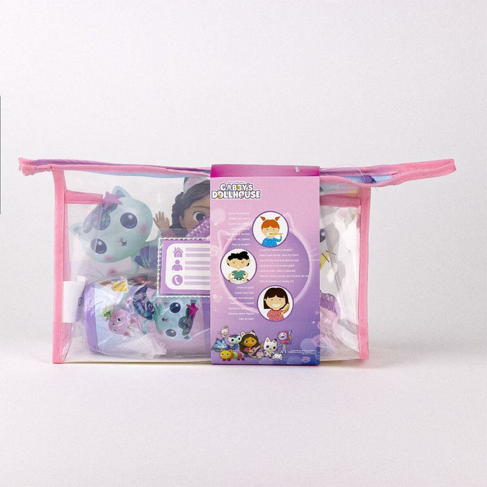 Set de Toaletă pentru Copii de Voiaj Gabby's Dollhouse 4 Piese Roz