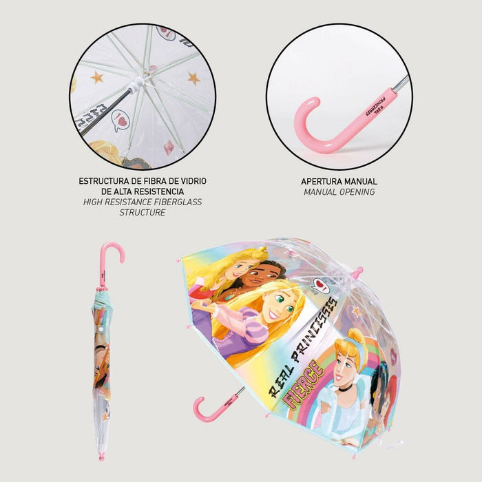 Umbrelă Disney Princess Multicolor PoE Ø 71 cm 45 cm
