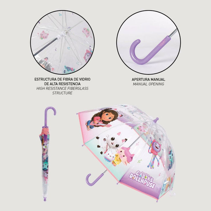 Umbrelă Gabby's Dollhouse Ø 71 cm Liliachiu
