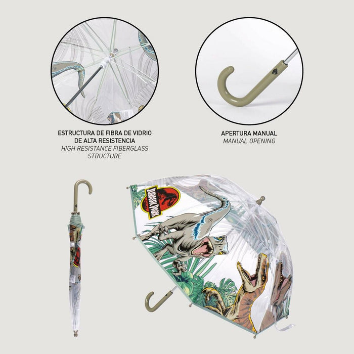 Umbrelă Jurassic Park Ø 71 cm Verde