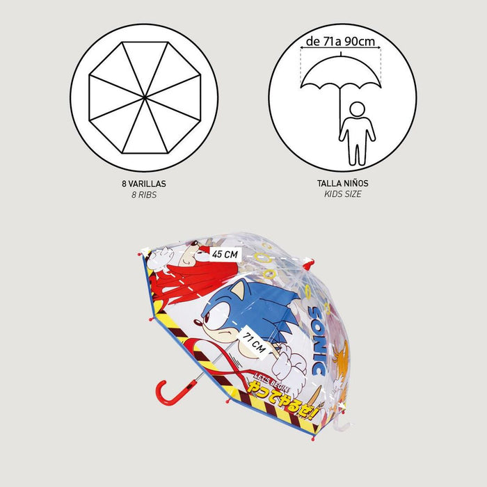 Umbrelă Sonic Ø 71 cm Multicolor PoE 45 cm