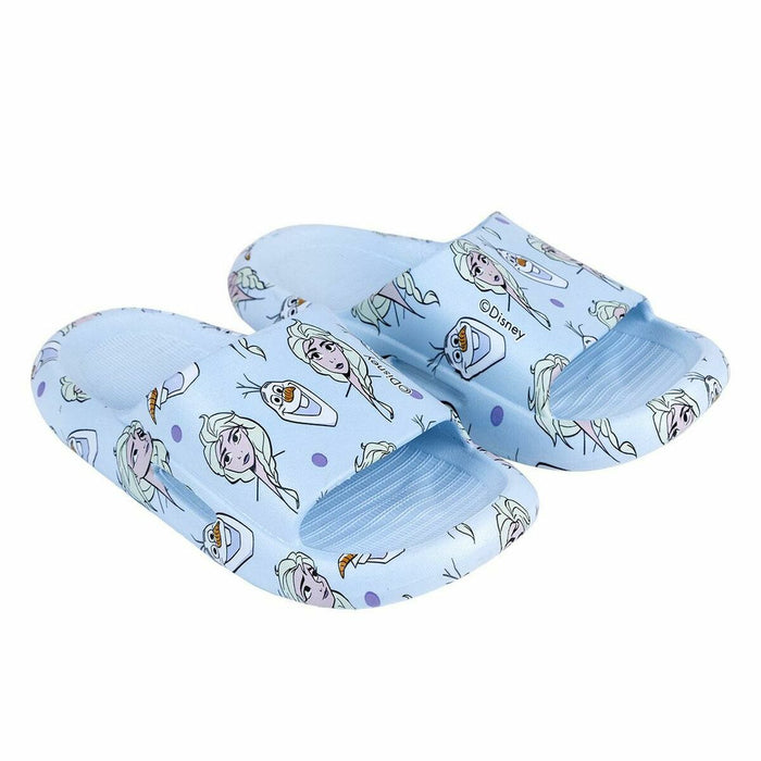 Șlapi Frozen Infantil Albastru