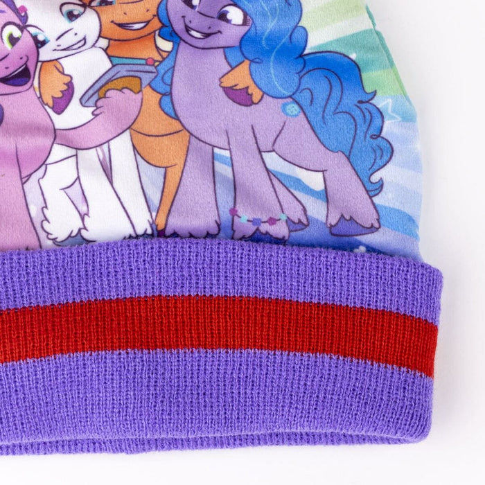 Căciulă, Mănuși și Gâtar My Little Pony 3 Piese Liliachiu